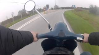 On board Vespa 130 polini