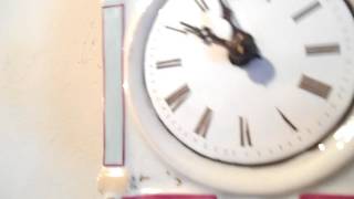 Antique German Miniature Wag on  Wall Clock