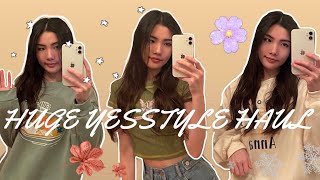 huge yesstyle haul | winter and fall season | warm cozy colors