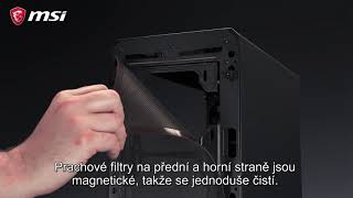 Počítačové skříně MSI MAG BUNKER a MAG PYLON [CZ]