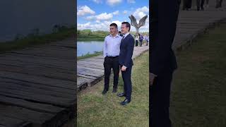 Принц Филип и Принцеза Даница  Карађорђевић у Јасеновцу. 10.09.2022.