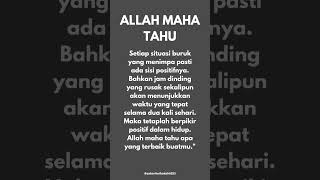 Allah maha tahu @sabarituibadah8353