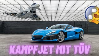 Kampfjet oder Auto 🔥🤔| Rimac Nevera | Supersportwagen