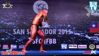 Bodybuilding  Championships  75kg plus 2015 World Juniors