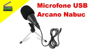 🎬 Review - Microfone USB Arcano Plug and Play - pt-BR