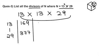 RIMC Solution June 3rd , 2023 , Ques-3) Find the divisors of N. #sainikschool #rimc #sukhoi #maths