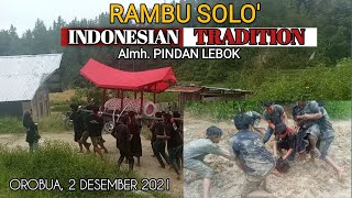 Rambu solo Mamasa | pemakaman Almh. Pindan lebok | Indonesian tradition