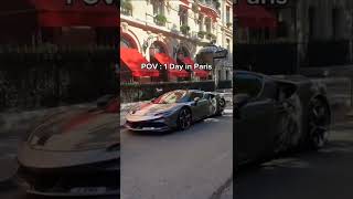 1 day in Paris #luxury #supercars