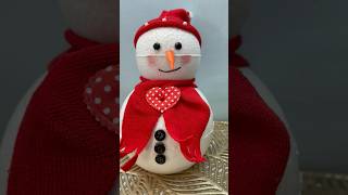 Snowman Craft christmas special #shorts #youtubeshorts #craft #christmas #snowman #kidsvideo