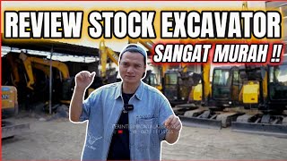 REVIEW STOCK EXCAVATOR SANGAT MURAH‼️