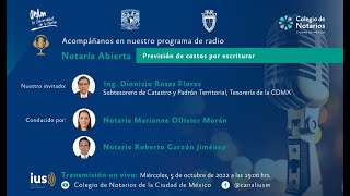 Notaría Abierta T2 E8 “Previsión de costos por escriturar"