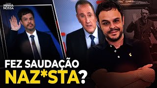 ADRILLES FAZ SAUDAÇÃO NAZ1STA E É DEMITIDO - VÍDEO COMPLETO