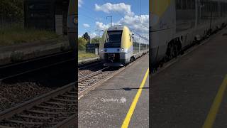 Départ d’un BGC Bourgogne Nevers - Cosne sur Loire en gare de la charité avec @TC_Z2N