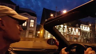 Ferrari 360 Spider , on a nightly drive , Maastricht - NL