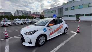 Jazda po łuku WORD Szczecin Nowa Toyota Yaris 2023