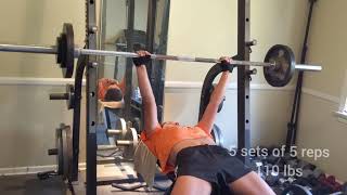 Salen bench press - 11/26/2020