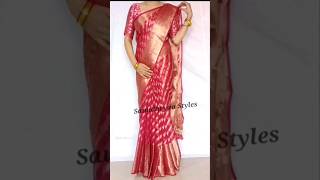 Pink saree Wearing