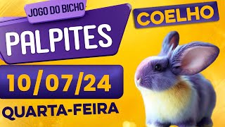 PALPITE DO DIA 10/07/2024 - JOGO DO BICHO 🍀 TODAS AS LOTERIAS 🍀