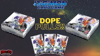 Digimon TCG: TWO BT05-Battle of Omni Box Opening! DOPE Pulls!