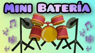 Batería en Fomi - Instrumento Musical - #diy #manualidades