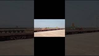 WDM-3D (Alco) Chugging and Crossing Vaitarna Railway Station. #shorts #indianrailways #short