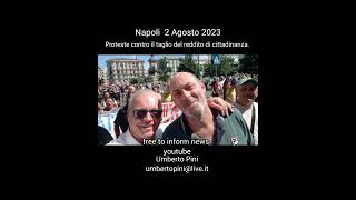 Napoli 2 Agosto 2023.                 Contro il taglio  dell RDC .