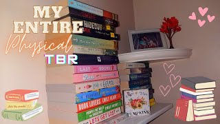 Every single book on my TBR