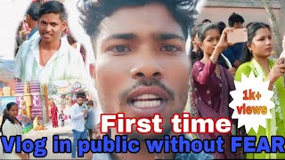 First time vlog in public without FEAR🌹//Bapi lifestyle vlog🥰