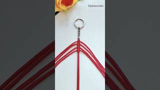 DIY 🌷 Flower Keychain Macrame  #shorts #ytshorts #diy #trending @youtube