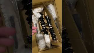 Unboxing the Br Series BC Racing Coilovers. Super excited to get these mounted on my 2015 Scion tc.