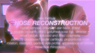 “𝐅𝐔𝐋𝐋 𝐍𝐎𝐒𝐄 𝐑𝐄𝐂𝐎𝐍𝐒𝐓𝐑𝐔𝐂𝐓𝐈𝐎𝐍” POWERFUL barbie nose subliminal [INTENSE]