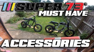 **SUPER73** MUST HAVE ACCESSORIES FOR YOUR S1, ZG, RX, S2 AND ZX!