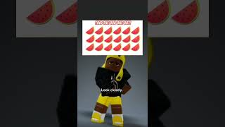 LOOK CLOSELY AT THE WATERMELONS #robloxshorts #trending #watermelon waterm