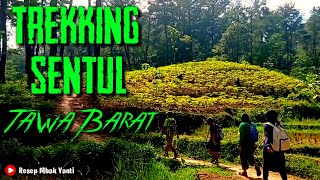 Trekking Sentul Jawa Barat | Keren Banget | Dataran Pegunungan Perbukitan Persawahan