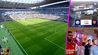 Manchester City vs Arsenal ● Football NEXT GEN REALISM Graphics & Gameplay | PES 2021 Amazing Mod