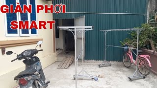 Giao 2 bộ giàn phơi SMART cho chị gái thôn Phú khê  Thái Học BG HD