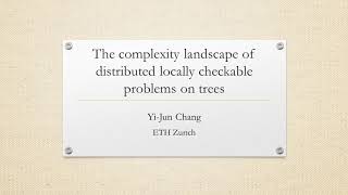 The Complexity Landscape of Distributed Locally Checkable Problems on Trees