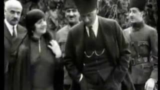 Mustafa Kemal Atatürk ve Latife Hanım // Gerçek görüntülerle...