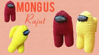 TUTORIAL AMIGURUMI "AMONG US" MUDAH SEKALI!!! || Gantungan kunci