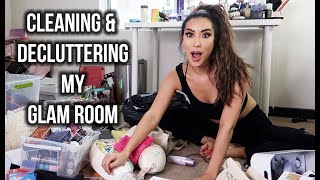 Cleaning and Decluttering My Glam Room *Satisfying* PART 1 | Arika Sato