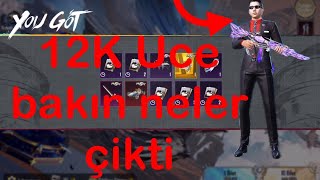 Yenı gelen Pubg mobile İlk Defa 2 li Nıhaı set ve 8 sv Akm kutu açilimi 12 bin Uce harcadım #pubg