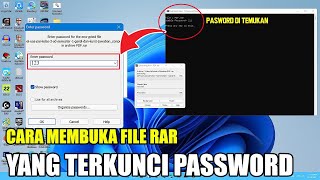 Cara Membuka File RAR Terkunci Password Tanpa Aplikasi