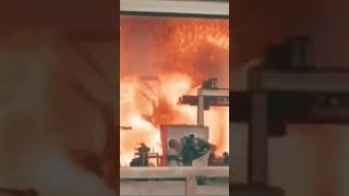 dangerous  fire in factory#viralvideo #trendingshorts #youtubeshorts #shorts