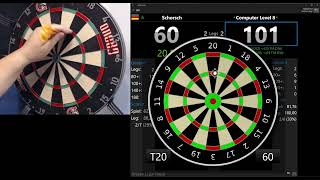 Schorsch vs DartsScorer  da Spielt er einen  11 er zum Match #darts #dart #videos #video