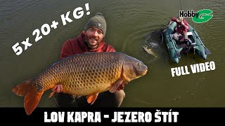 Lov Kapra Jezero Štít - Jaro 2022 - 5x 20kg+ David Jezbera