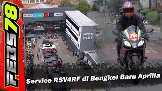 Servis Aprilia RSV4RF di Bengkel Resmi Aprilia