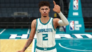 *LAMELO BALL* BUILD SCORES 21 POINTS IN THE 4TH QUARTER / NBA 2K24