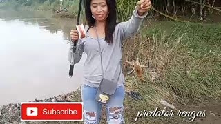 Busetttt..Cewe cantik Skilnya gak kalah hebat sama pemancing lainnya // Settler residence! The pret