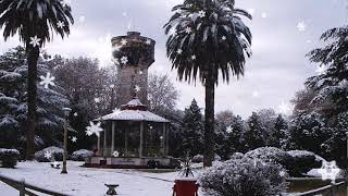 Nieve en la Colonia Cabred