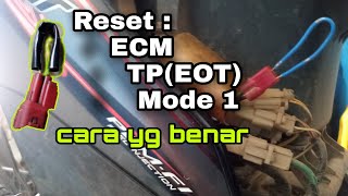 Reset ECM Honda yang benar//beat,vario,scopy